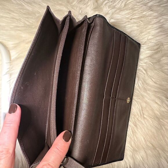 LOEWE Long Wallet espresso brown Leather - Picture 6 of 8